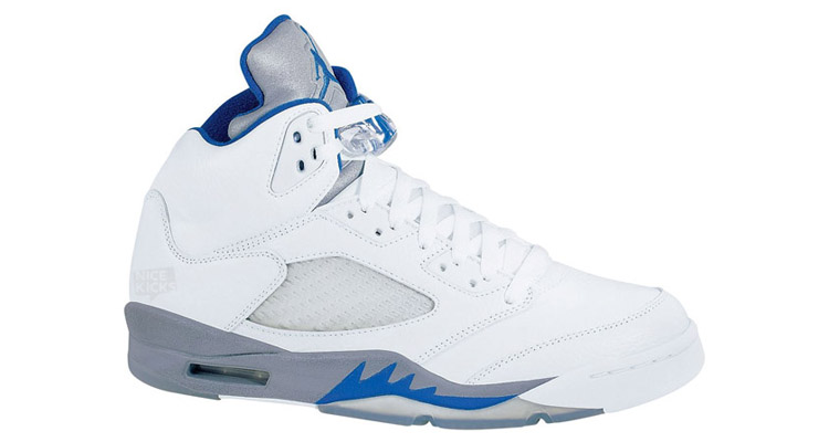 Air Jordan 5 Stealth White/Sport Royal-Stealth 2006 136027-142