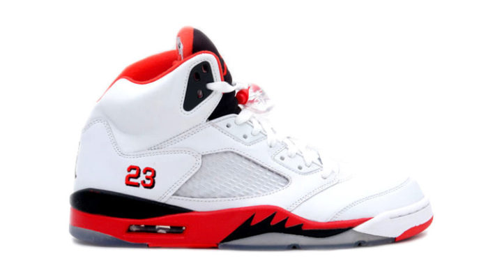 2000 air jordan 5 fire red