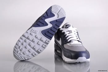 air max 90 navy blue grey white