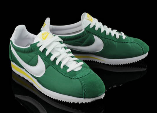 Nike Cortez Nylon Green/White-Yellow | Nice Kicks