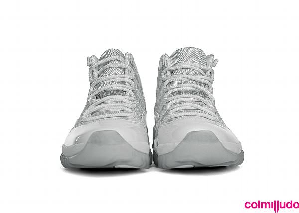 Nike Air Jordan 1 Mid SE Multi Knit GS UK 4.5 EU 37.5 - Silver Anniversary