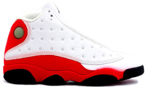 Air Jordan 13- White/True Red-Black