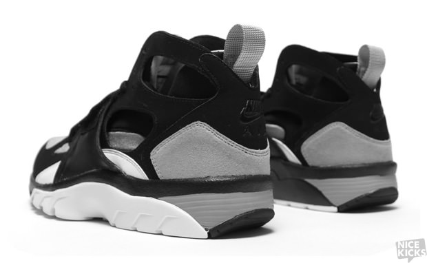 nike air trainer huarache black grey