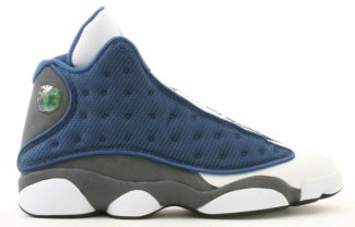 Air Jordan 13 French Blue/University Blue-Flint Grey | Nice Kicks