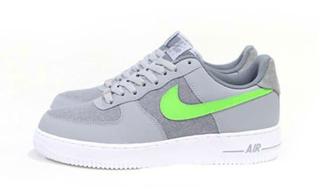 new lime green air force ones