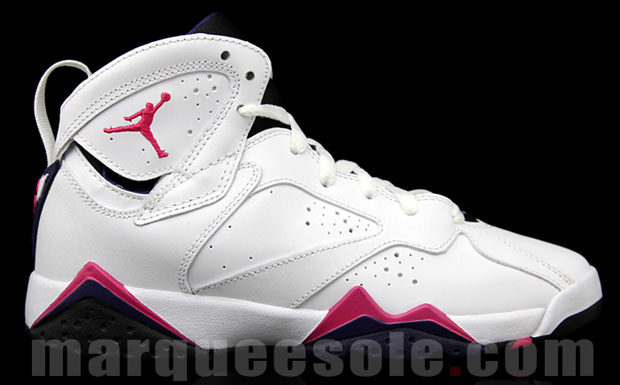 First Look: Air Jordan 7 GS White/Pink 