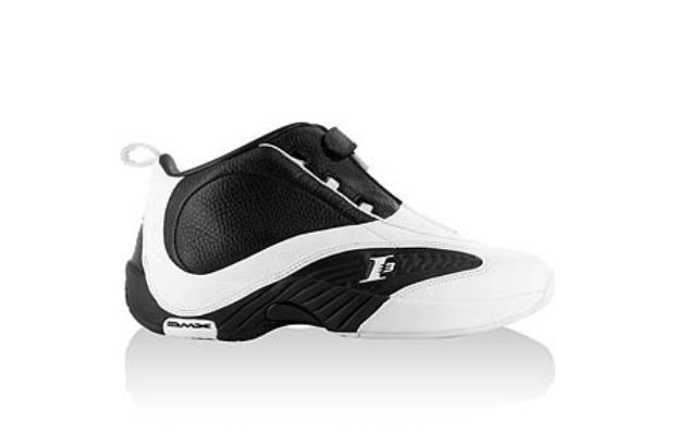 allen iverson shoes black and white
