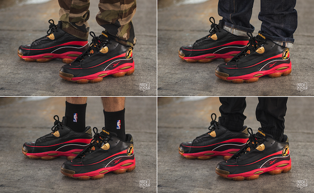On-Foot Look: Reebok Answer I Black/Red 