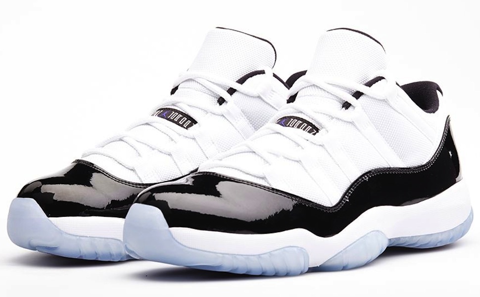 black and white concords low