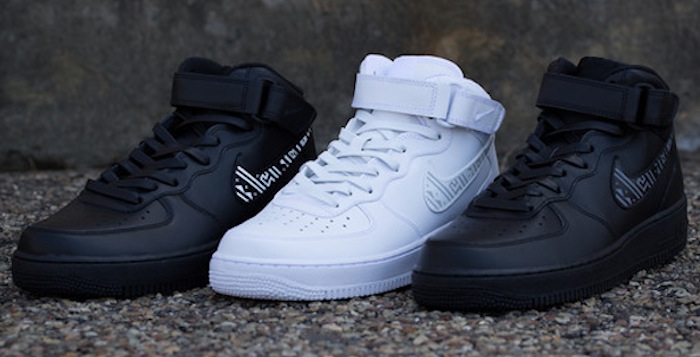 how to customize black air force 1