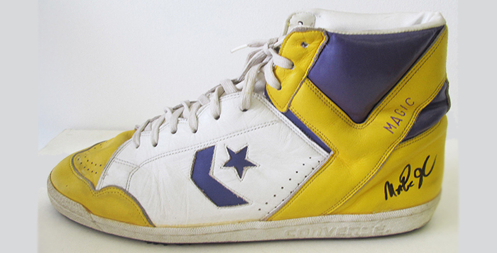 Converse Weapon Autographed by Magic Johnson Available on eBay | Nice Kicks