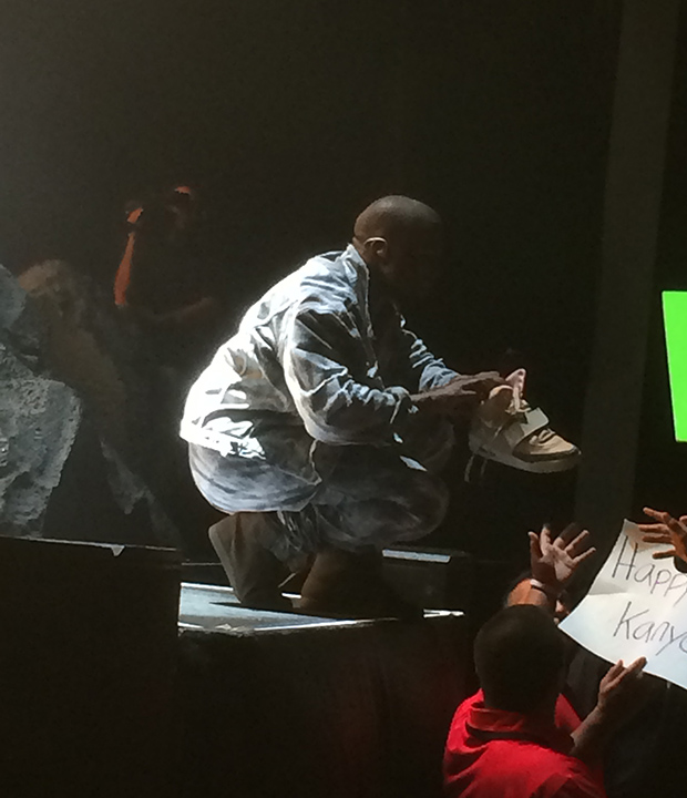 Kanye West in the Maison Margiela Future High Top
