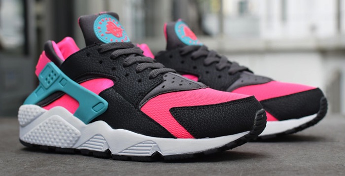 black blue and pink huaraches online -