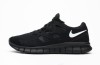 nike free run 2 black white