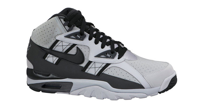 black grey bo jackson sneakers
