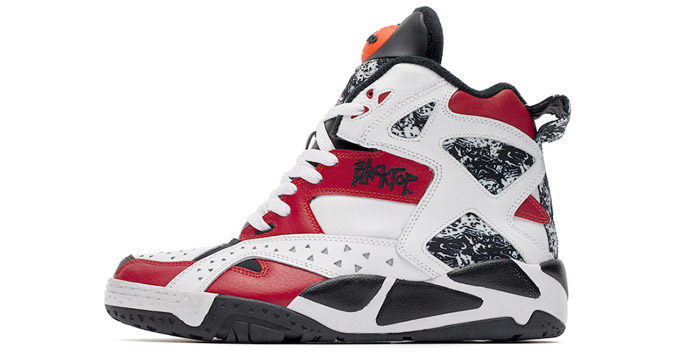red and black reebok pumps