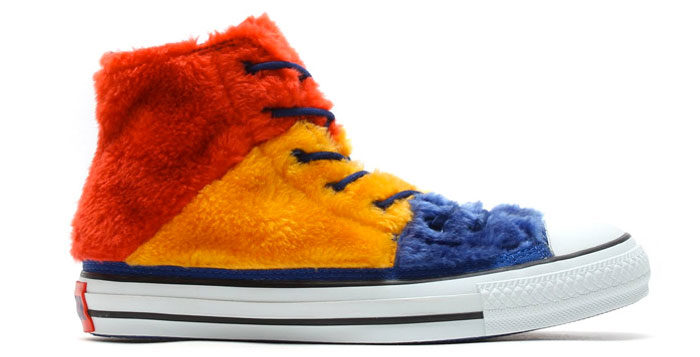 red yellow blue converse