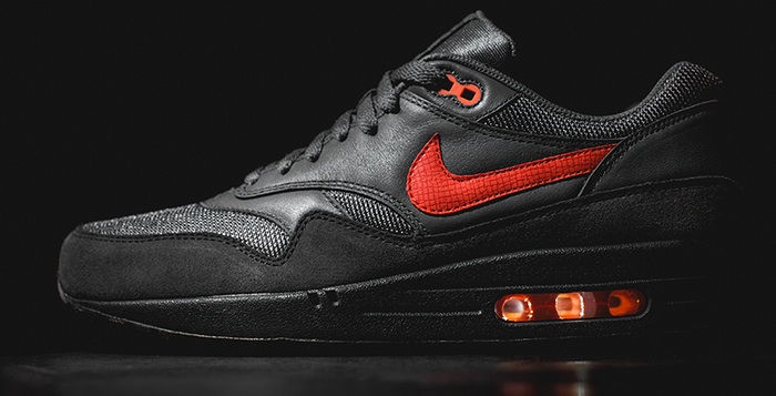 Nike Air Max 1 FB Anthracite Team Orange