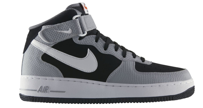 Nike Air Force 1 Mid Black/Wolf Grey 
