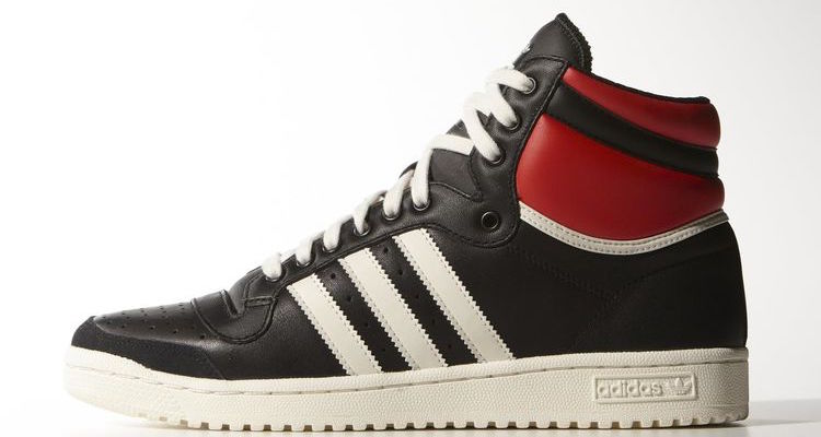 adidas top ten red and white