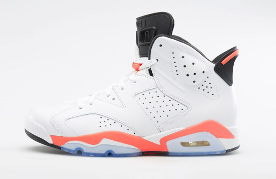 Air Jordan 6 "Infrared" White Version 