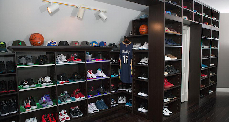 Check out a Look Inside Jrue Holiday’s Shoe Library