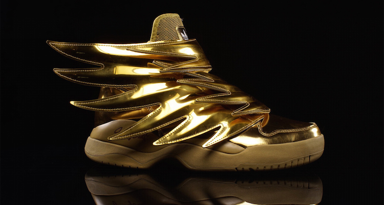 Vueltas y vueltas Sabueso Cartas credenciales The Jeremy Scott x adidas Wings 3.0 "Gold" Is Available Now | Nice Kicks