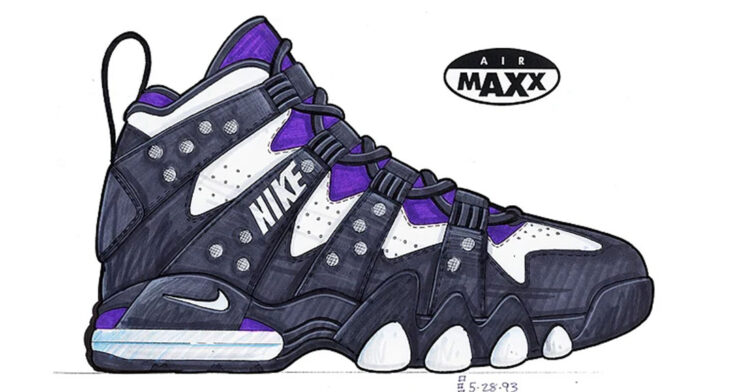 Looking Back at the Original Sketch of the compete nike Air Max CB 94