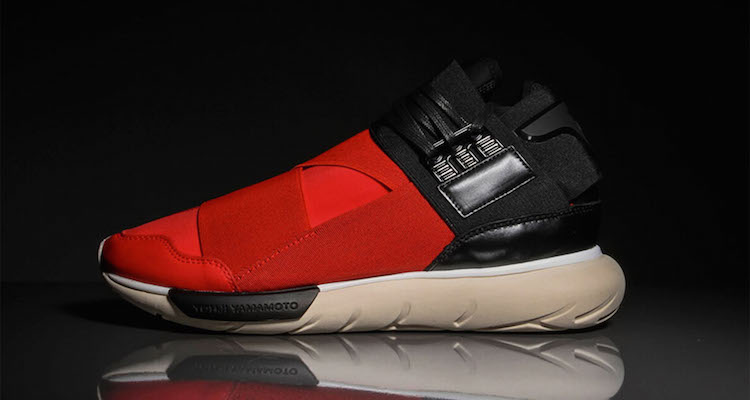 The adidas Y-3 Qasa High Red/Black Is 