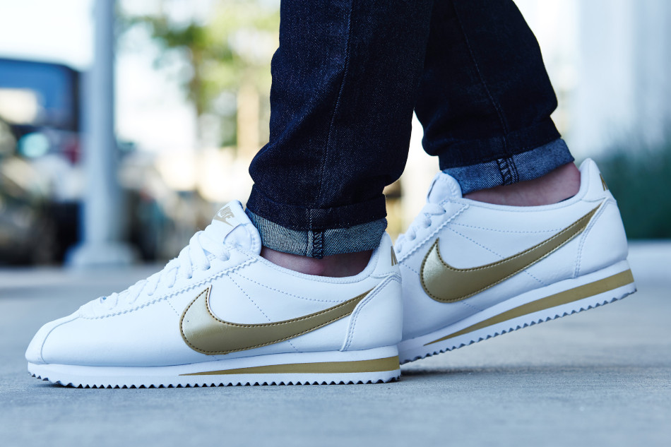 cortez shoes on feet