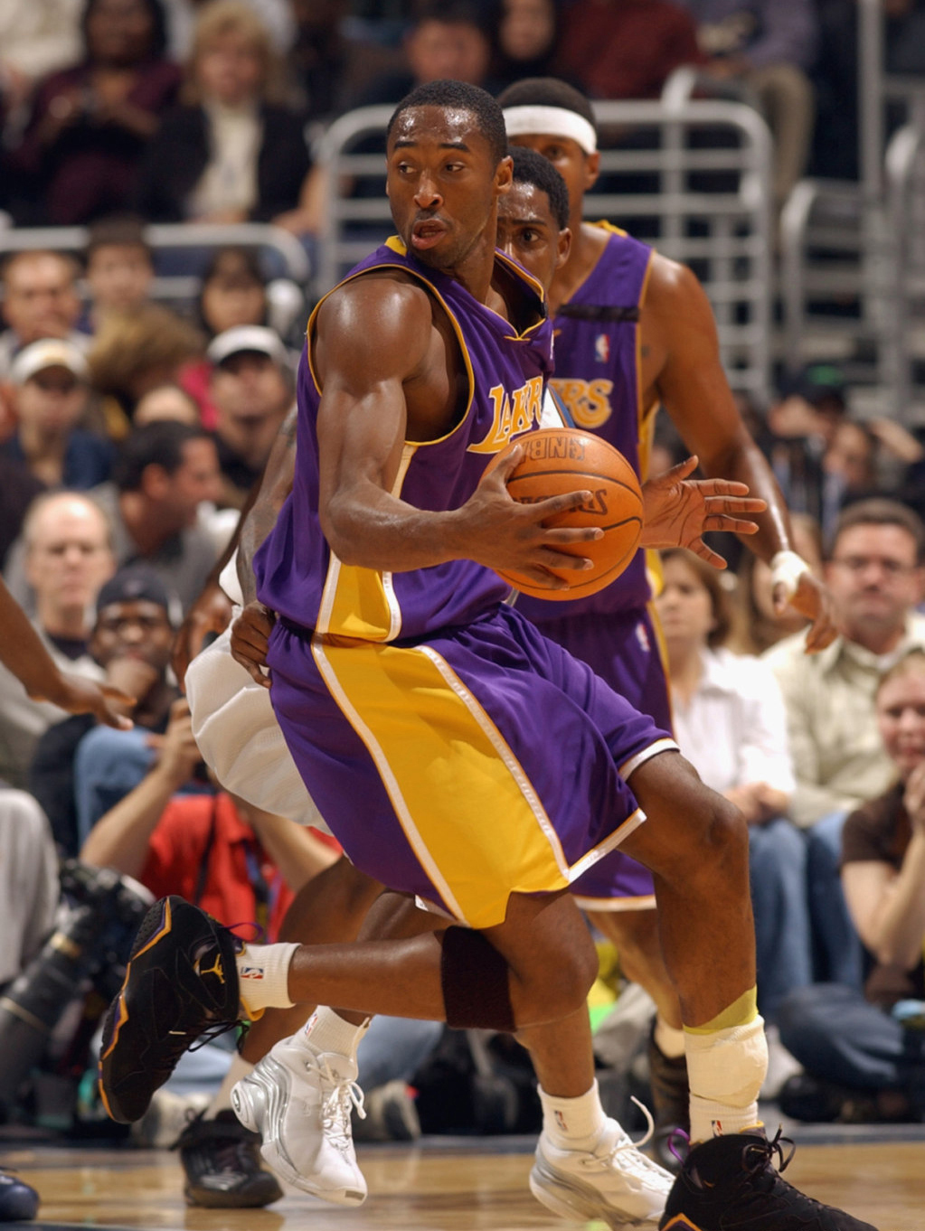Kobe Bryant Playing in Air Jordans 