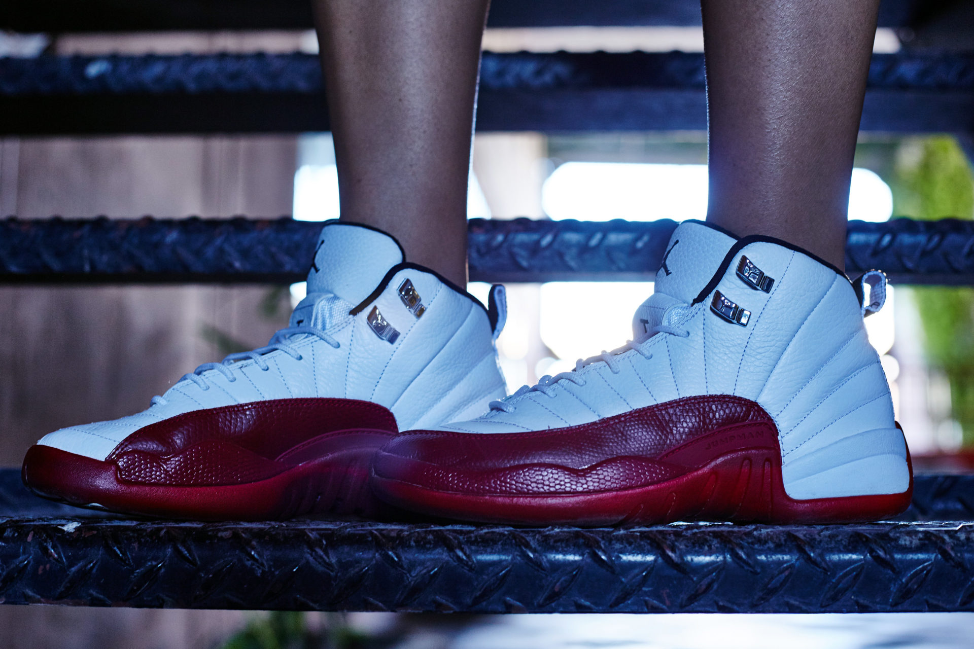 On-Foot Look #TBT Edition // Air Jordan 12 White/Red | Nice Kicks