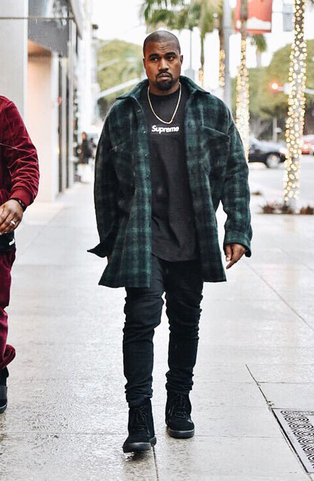 Kanye West Wearing Yeezy 750 Online 