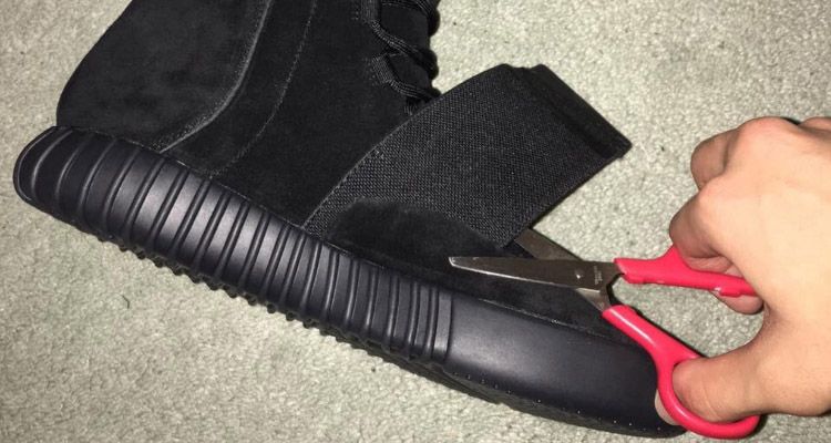 yeezy boots with strap