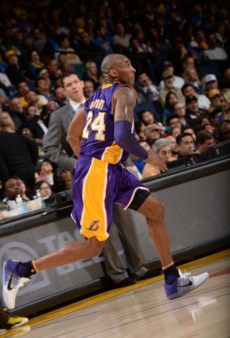 Kobe Bryant wearing the Nike Kobe 11
