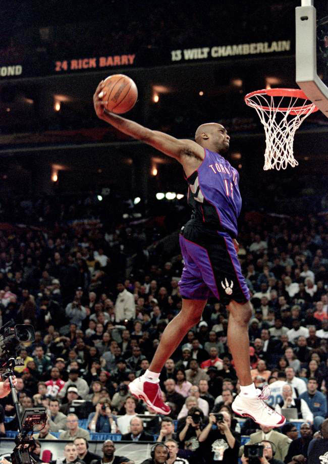 And1 Tai Chi Vince Carter Slam Dunk Contest Toronto Raptors 14 White Red VC  shox