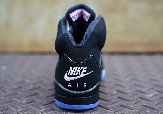 The Air Jordan 5 Black/Metallic Silver with Nike Air is Coming This ...