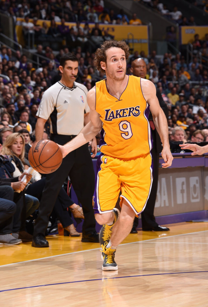 Marcelo Huertas in a Nike Kyrie 1 iD