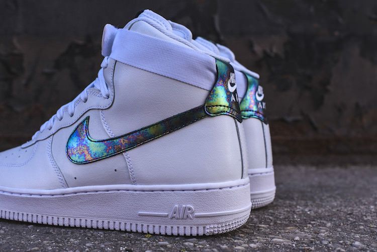 nike air force 1 lv8 iridescent white