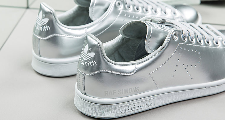 adidas stan smith metallic silver