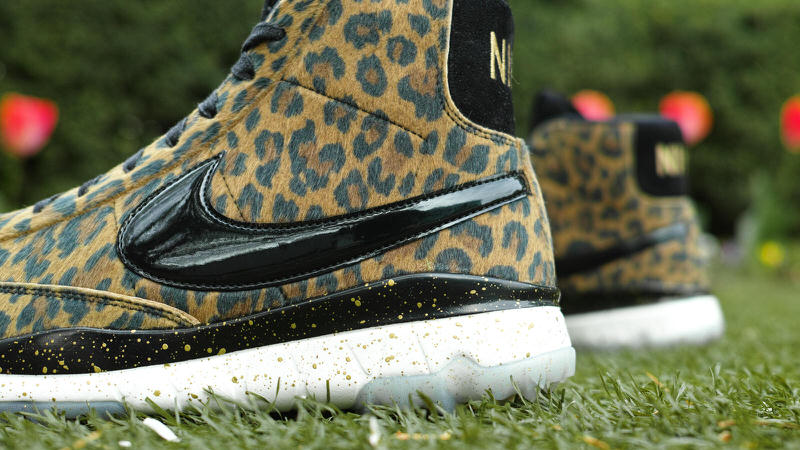 leopard print golf shoes