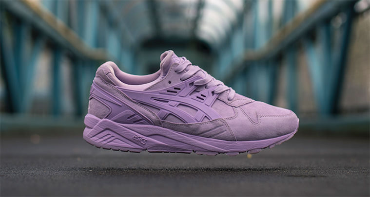 asics purple and pink trainers
