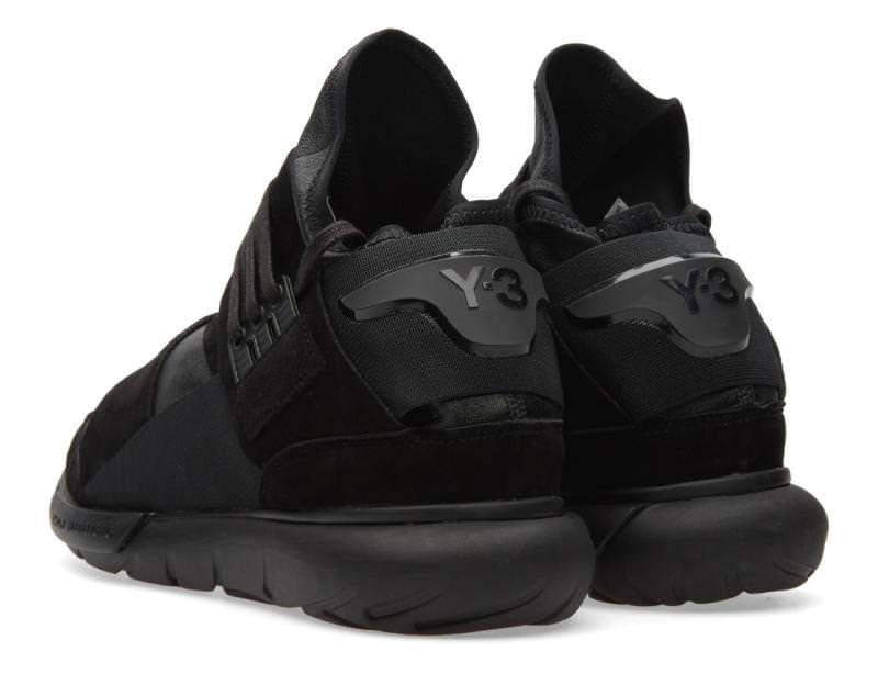 Adidas Y 3 Qasa High Lux Triple Black Appears In Black Leather Nice Kicks