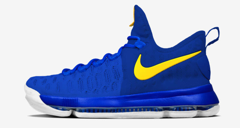 Nike KD 9 Golden State Warriors Colors