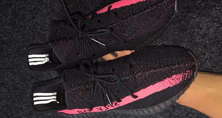 pink and gray yeezys