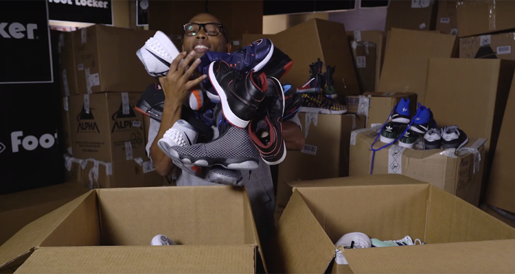 Video // Jacques Slade Unboxes 4,000 Pairs of Shoes