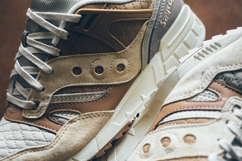 Saucony Grid SD Quilted Tan/Grey // Available Now | Nice Kicks