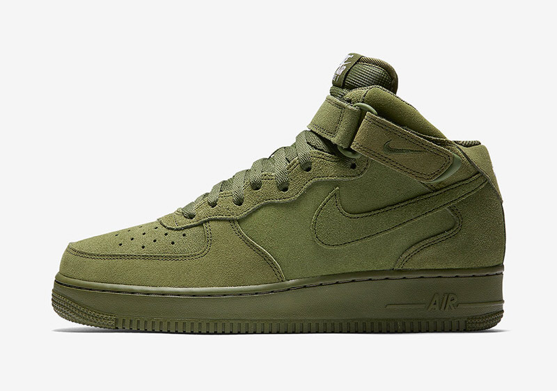 olive green suede air force 1