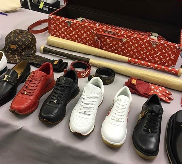 Imagine if Supreme x Louis Vuitton teamed up to make a sneaker