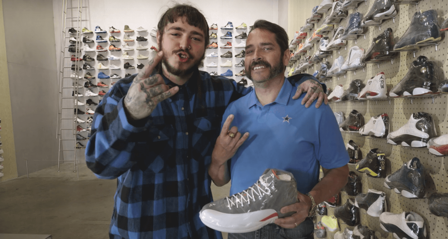 Post Malone Bought His Pops Jordans on 